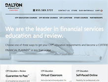 Tablet Screenshot of dalton-education.com