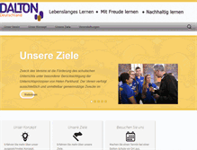 Tablet Screenshot of dalton-education.eu